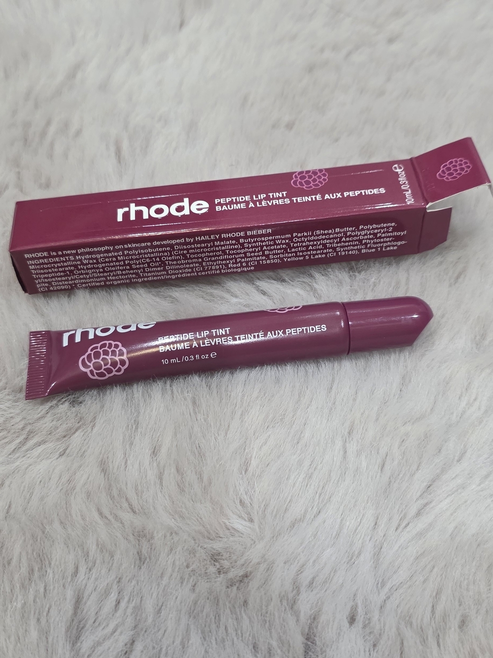 Rhode Scented Peptide Lip Tint – Raspberry Jelly  LIMITED EDITION - New In Box